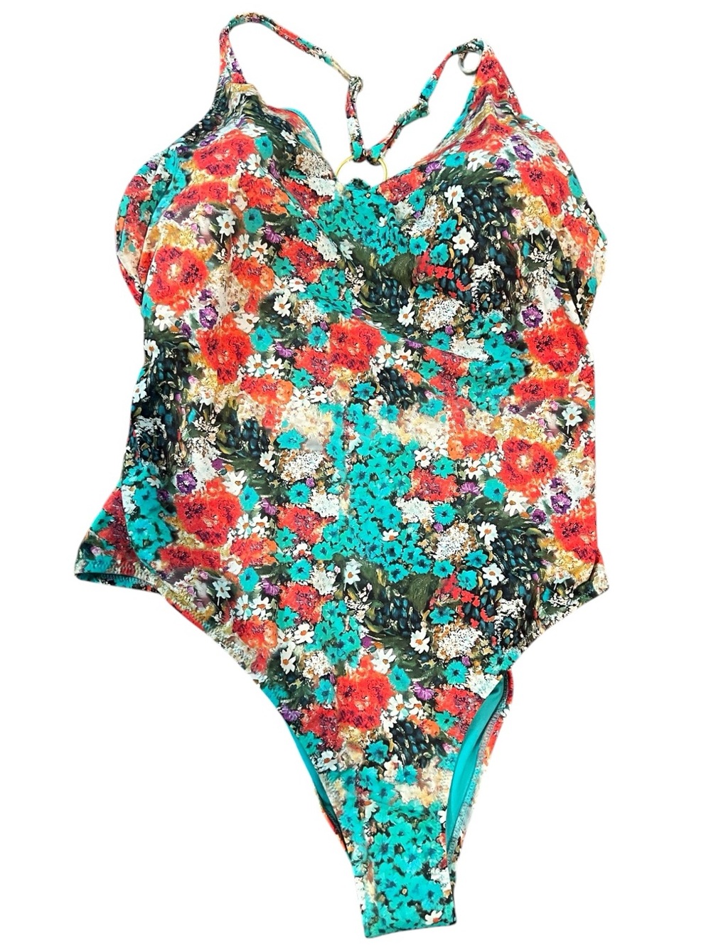 NWT Cosabella Zermatt Floral One Piece Swimsuit Large Italian Luxury Swimwear - Picture 2 of 12